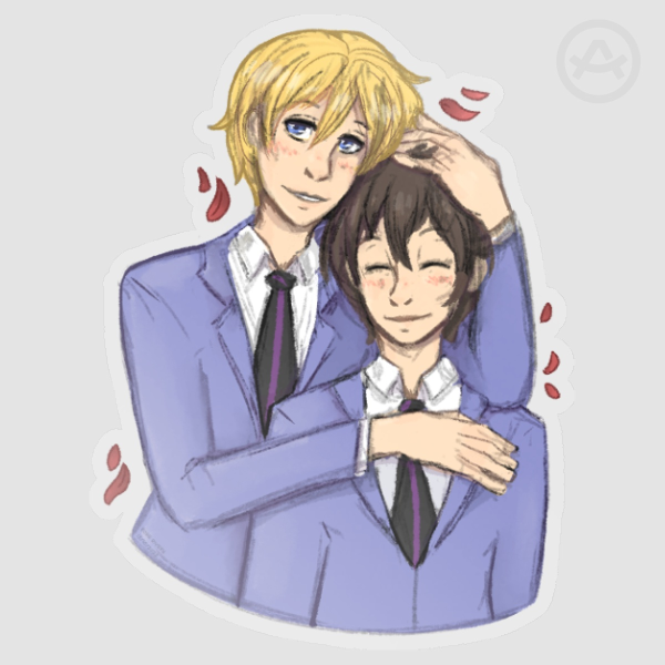 Tamaki X Haruhi Vinyl Sticker