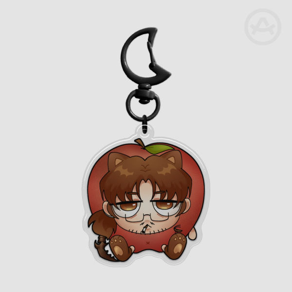 Limbus Company 🕰️: Fruity Neko Gregor Epoxy Keychain
