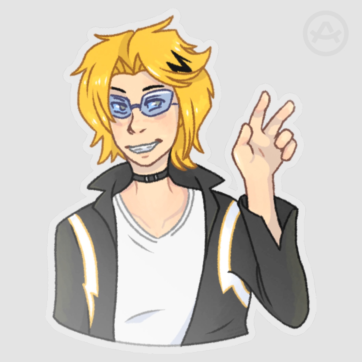 Denki Vinyl Sticker
