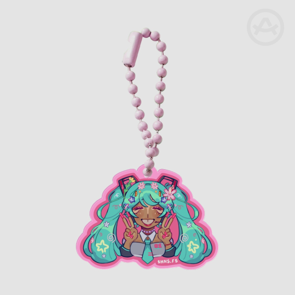 Gyaru Miku Acrylic Keychains
