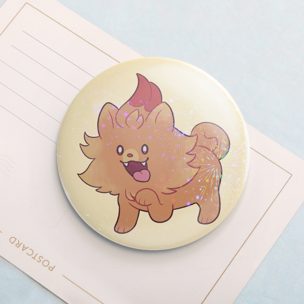 Pombon (Pokémon) Round Badges (Button Pins)
