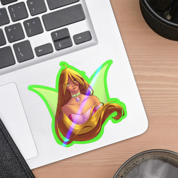 Flora | Winx Club Holo Stickers