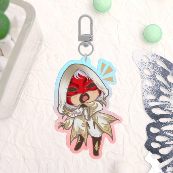Elidibus Colored Edge Acrylic Keychain