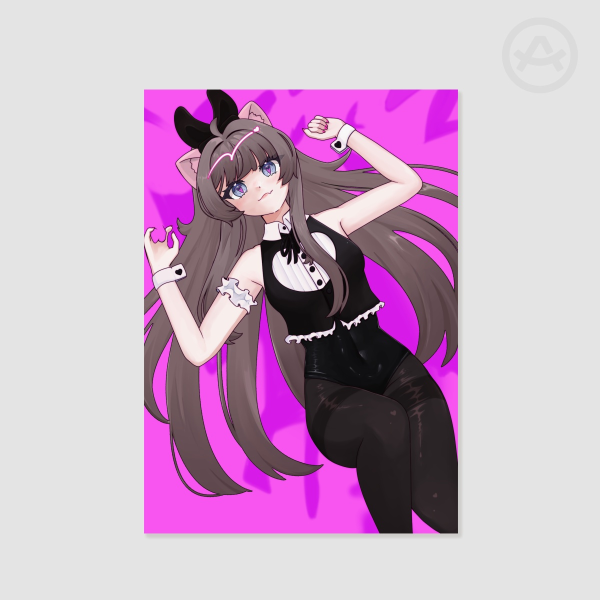 Mittens Rabbit hole Poster