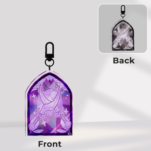 D&D - Purple Keychain