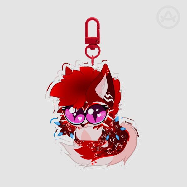 Soda Pop Big Eyes Keychain