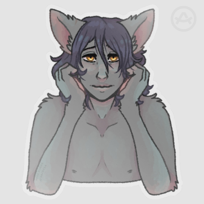Catboy OC Vinyl Sticker