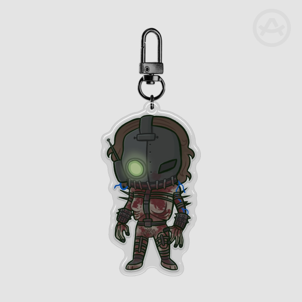 Outlast Trials Epoxy Keychains - The Jaeger / Henrietta Grubbs