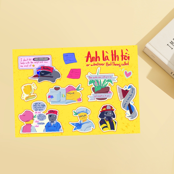 (Bad Things) stickersheet