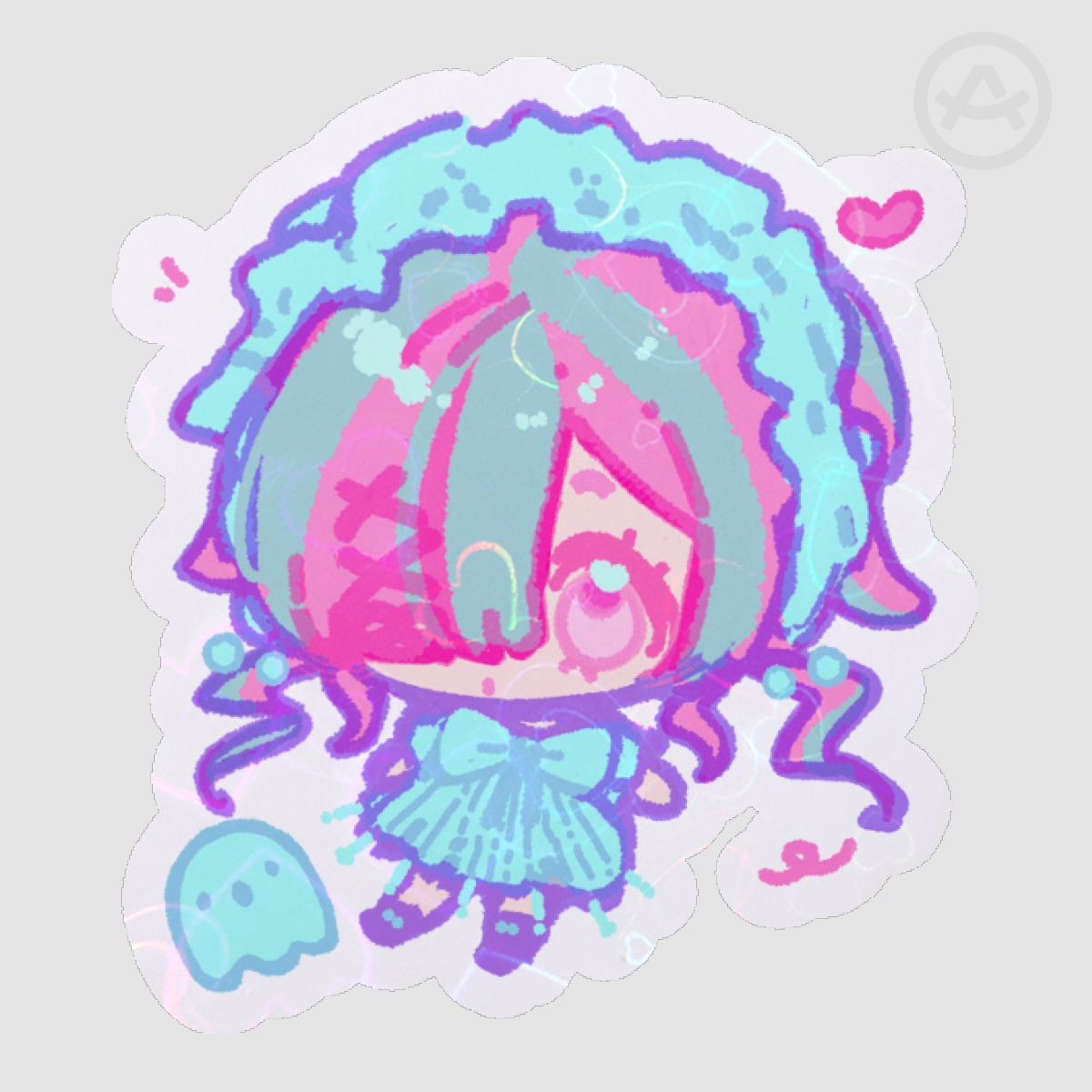 ✧.* Ghostly Eri Sticker *.✧