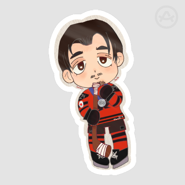 Seth Jarvis Olympic medal chibicanes sticker