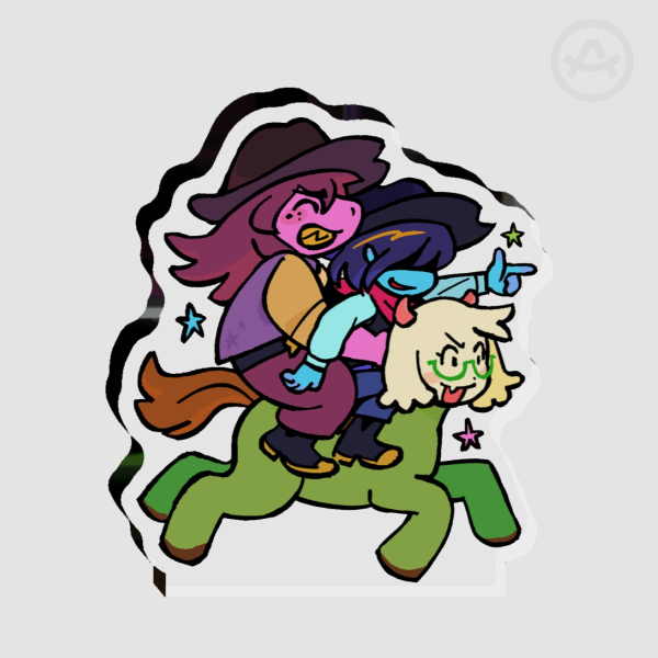 Fun Gang Cowboys Acrylic Block