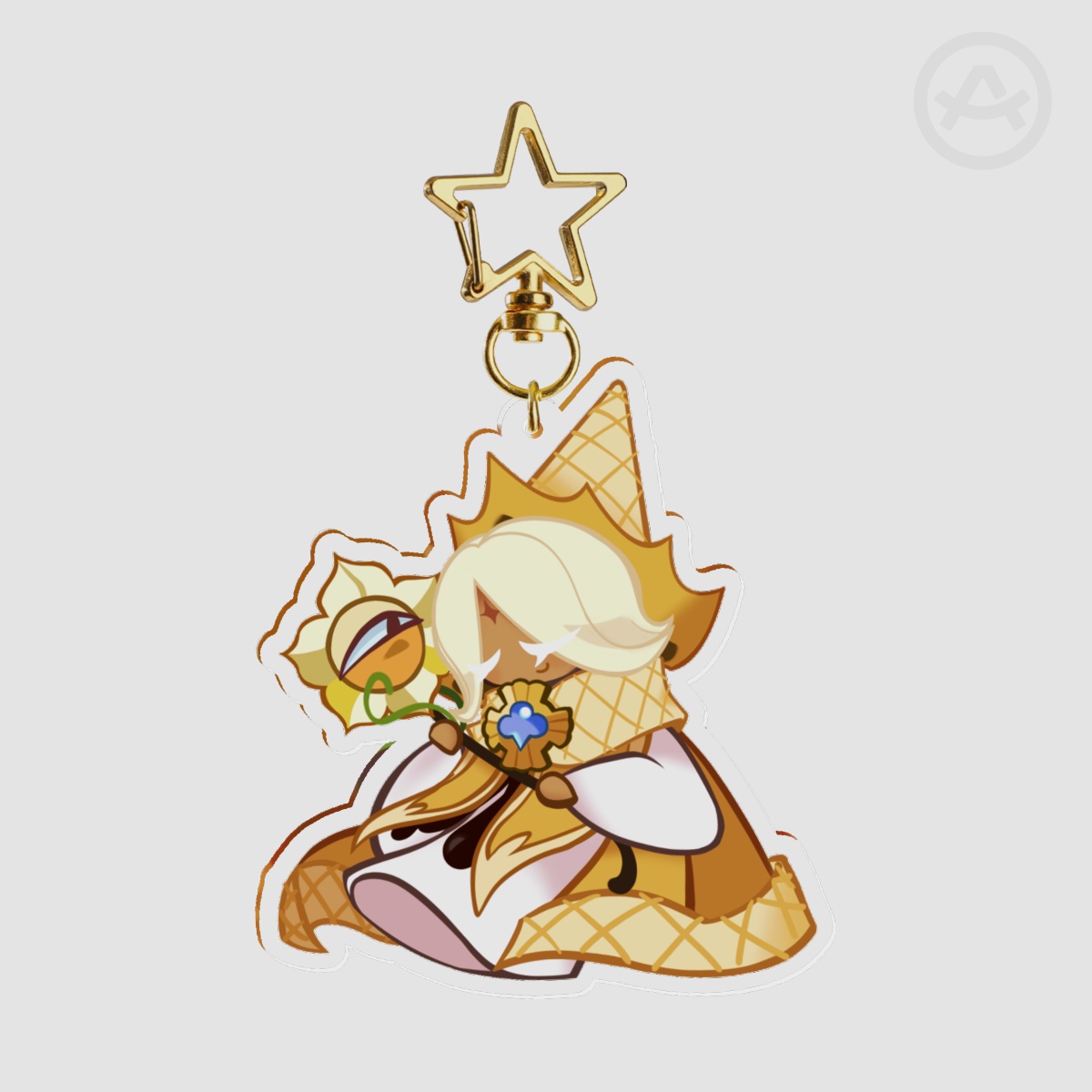 Pure Vanilla Acrylic Keychain