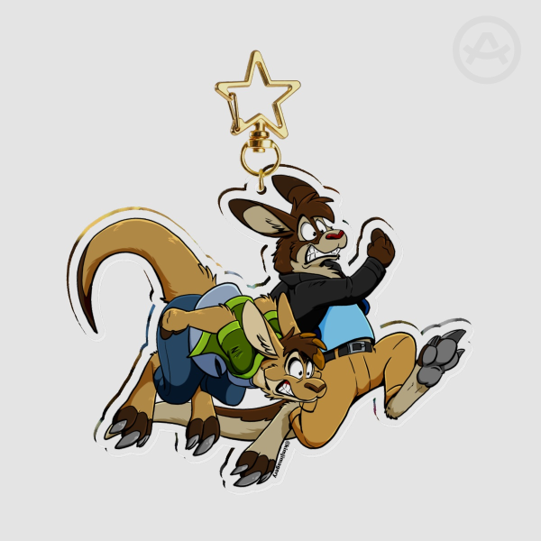 Run, hop or whatever Keychains