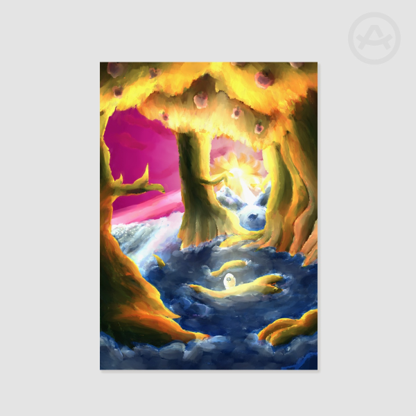 "Bird's Dye Hue" Poster