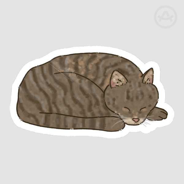 Kitty Cat Cleo Sticker