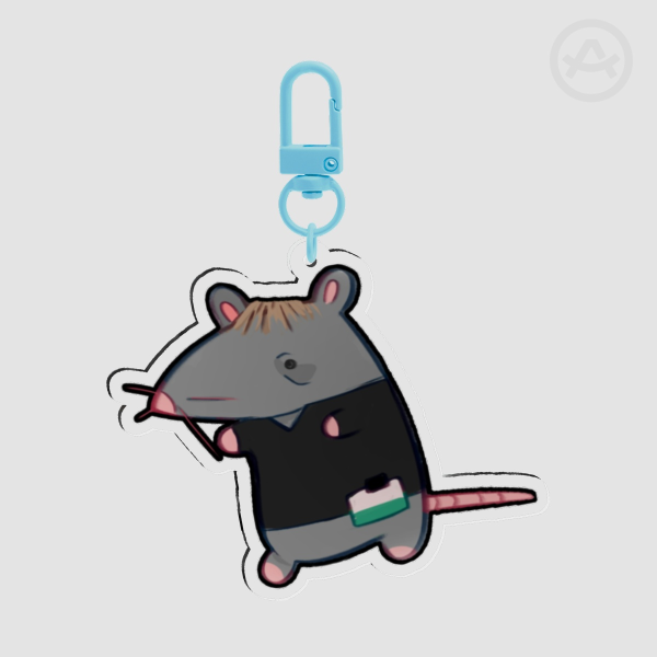 Dennis Whitaker Rat charm