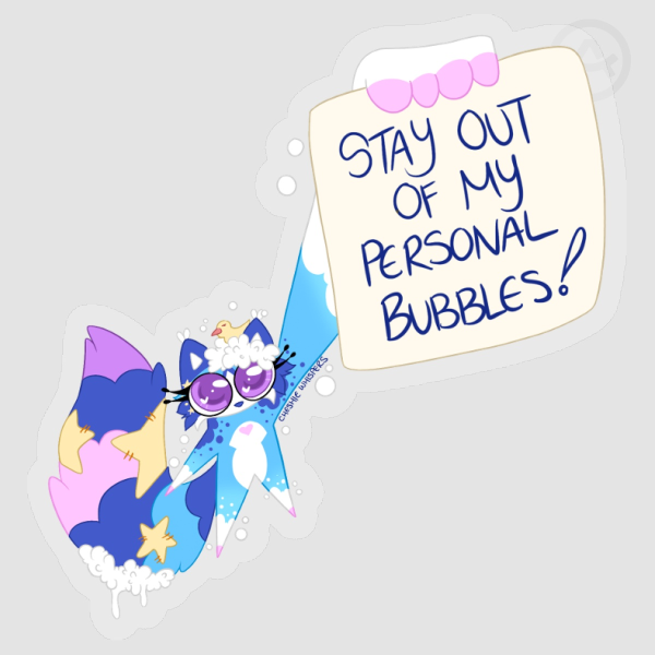 Dewdrop Clear PET Sticker