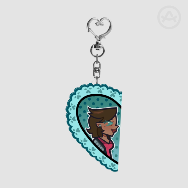 Karol Heart Keychain
