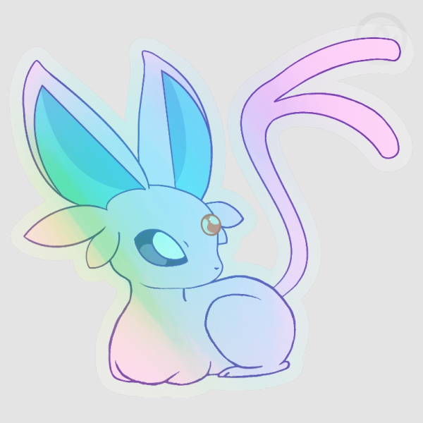Espeon Rainbow Sticker