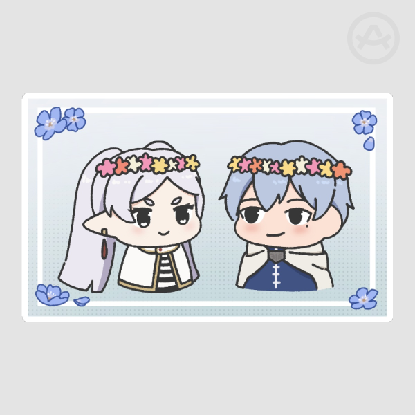 Frieren and Himmel Die Cut Sticker