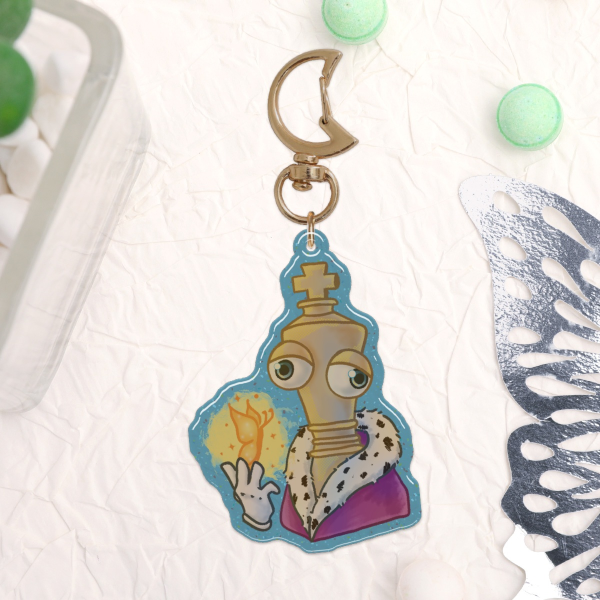 Kinger Epoxy Glitter Acrylic Keychains