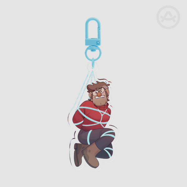 Tied up! | Acrylic Keychain