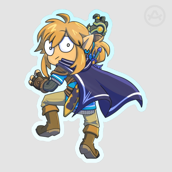 BOTW Climbing Link Sticker