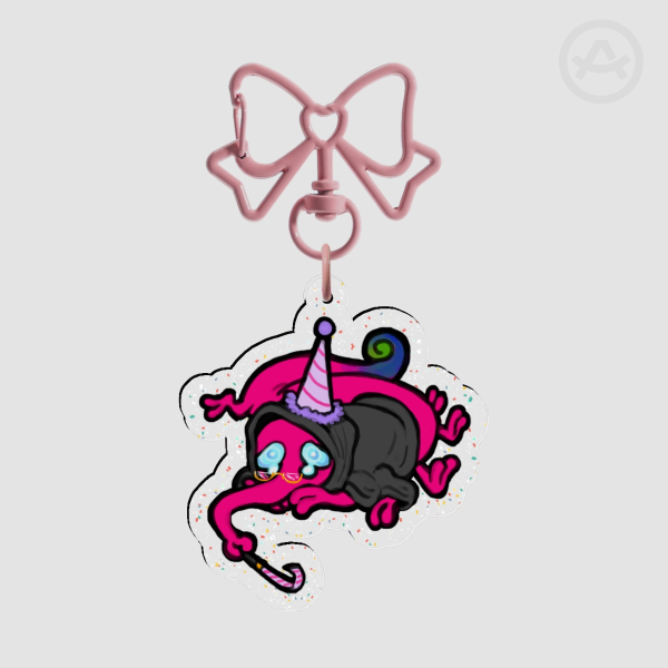 Birthday Boy Glitter Acrylic Keychain