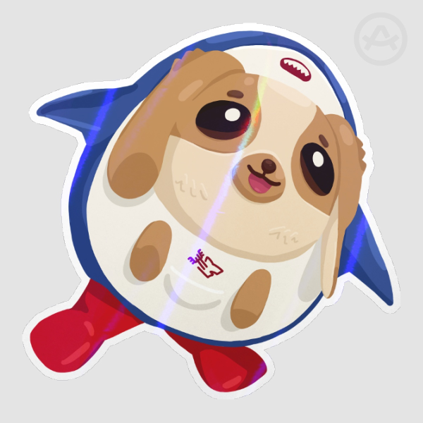 Posing Wesley Stickers
