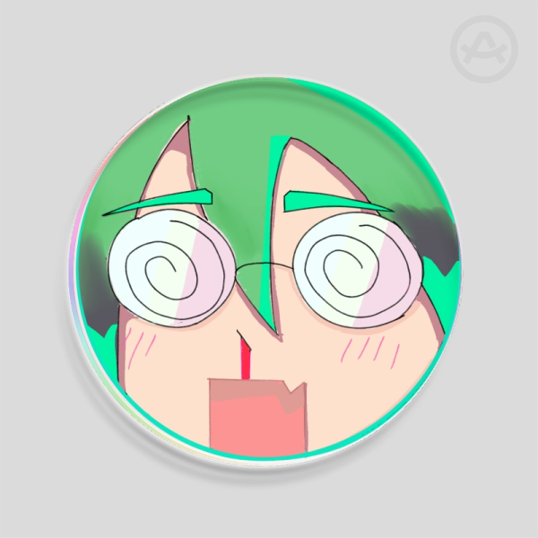 Rotten Miku Rainbow Acrylic Coaster