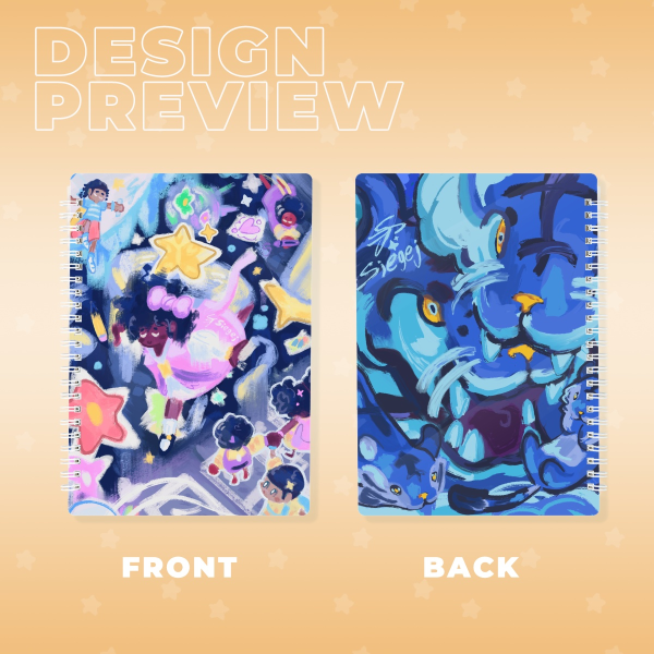 Sketchy Sketch A5 Double-side Spiral Notebook