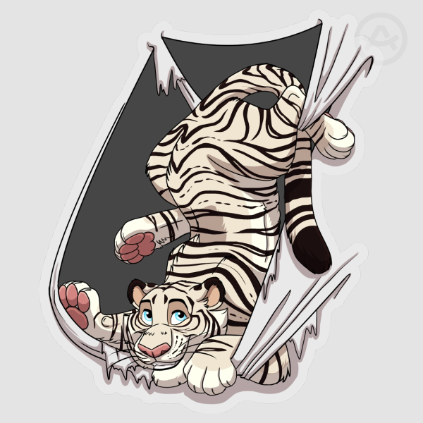 Tangled Tiger (white)