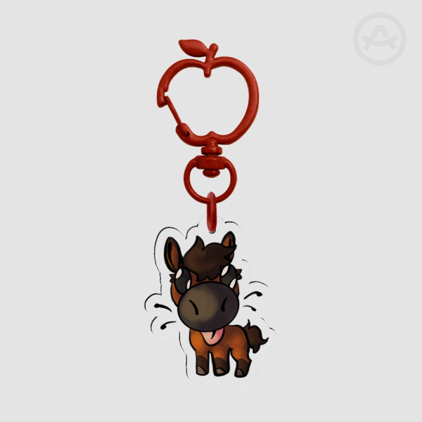 Bay Horse Keychain