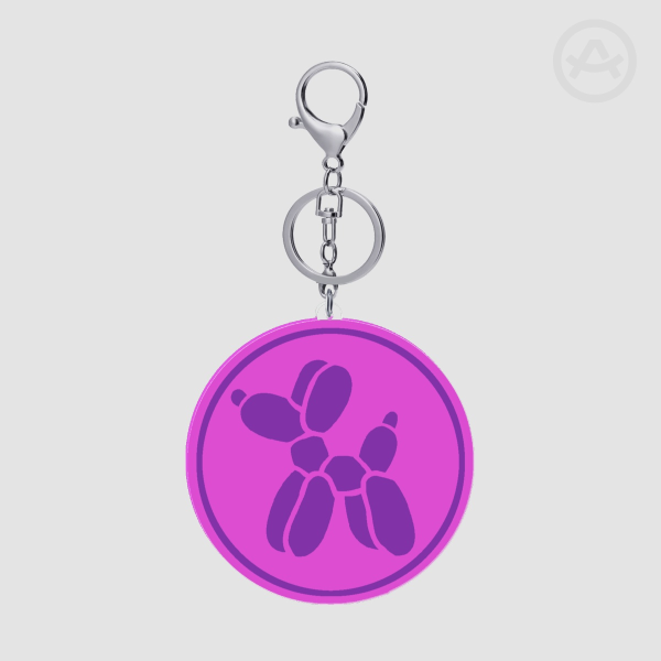Balloon Dog Keychain