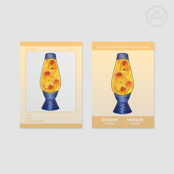 lava lamp octopi Photocards