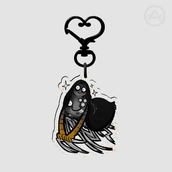 Totally Innocent Lyle Glitter Acrylic Keychain