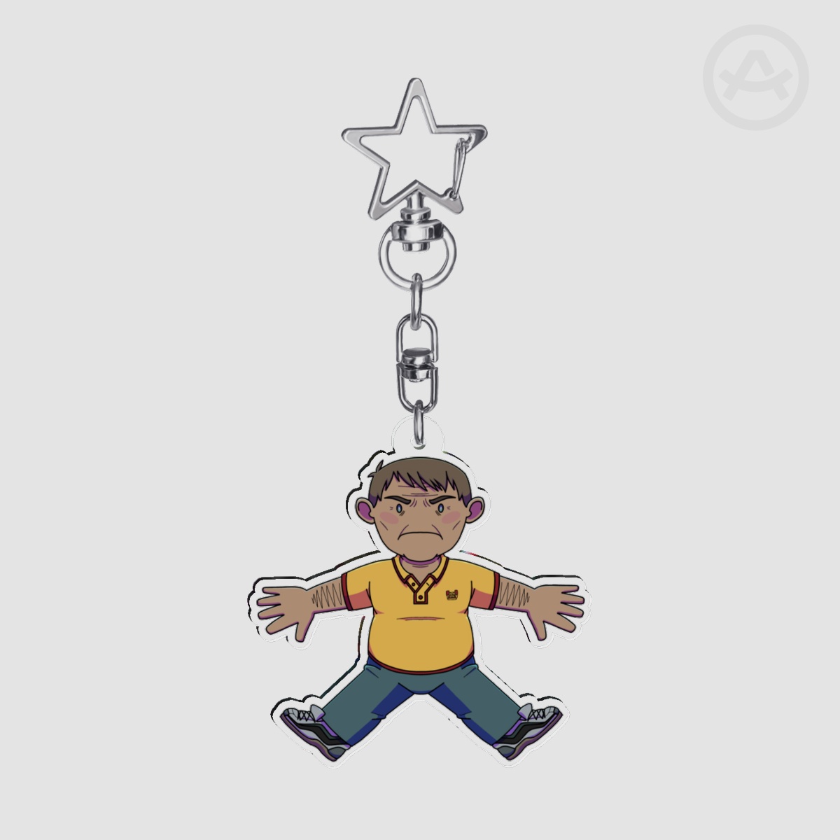 Swansea Clear Acrylic Keychains