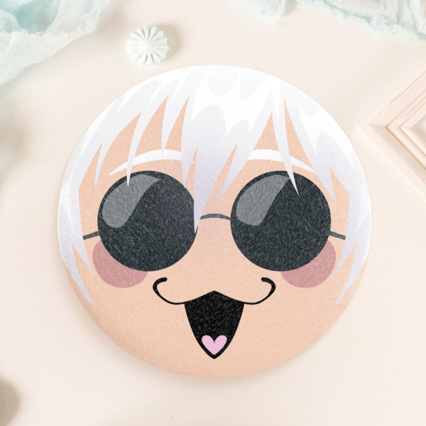 JJK : Gojo Satoru Round 58mm Plush Badge