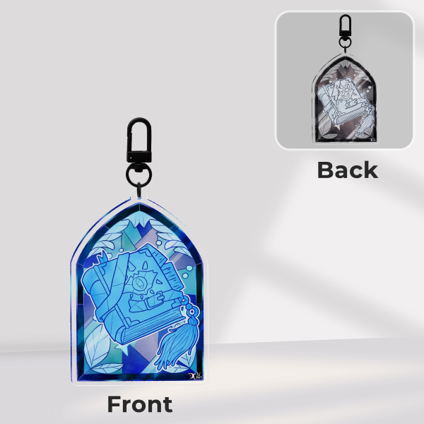 D&D - Blue Keychain