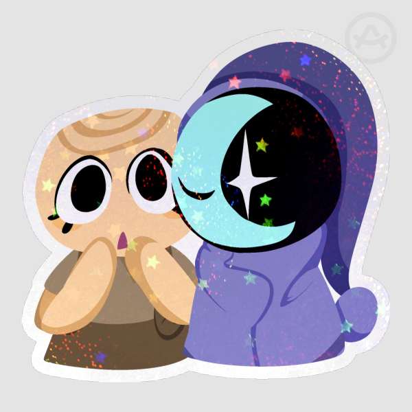 Moonshell Die Cut Stickers