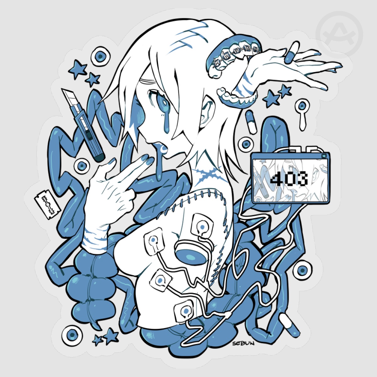 Ao POP GORL!! Sticker