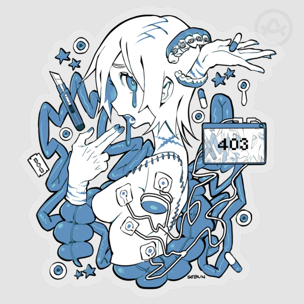 Ao POP GORL!! Sticker