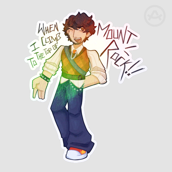 Dewey Finn Sticker