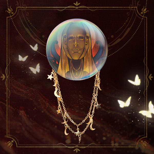 John Doe Round Badge With Chains