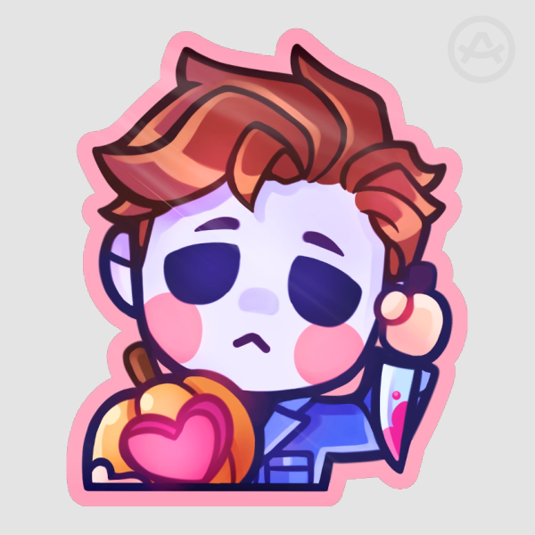 Valentine's Slashers - Michael Myers Sticker