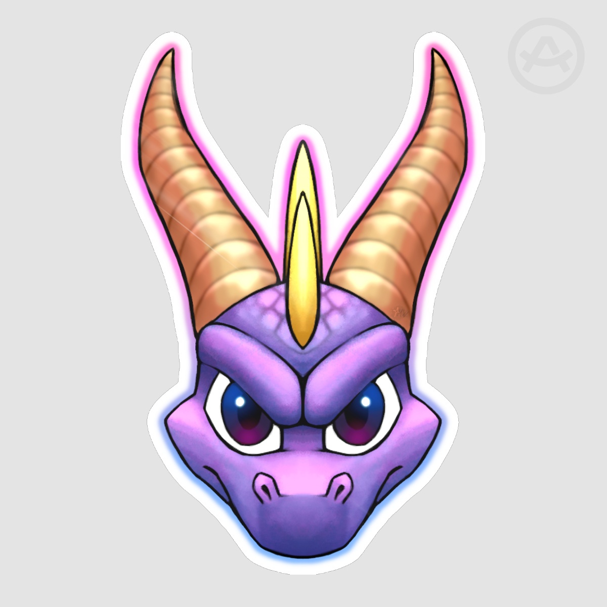 Spyro Die Cut Stickers