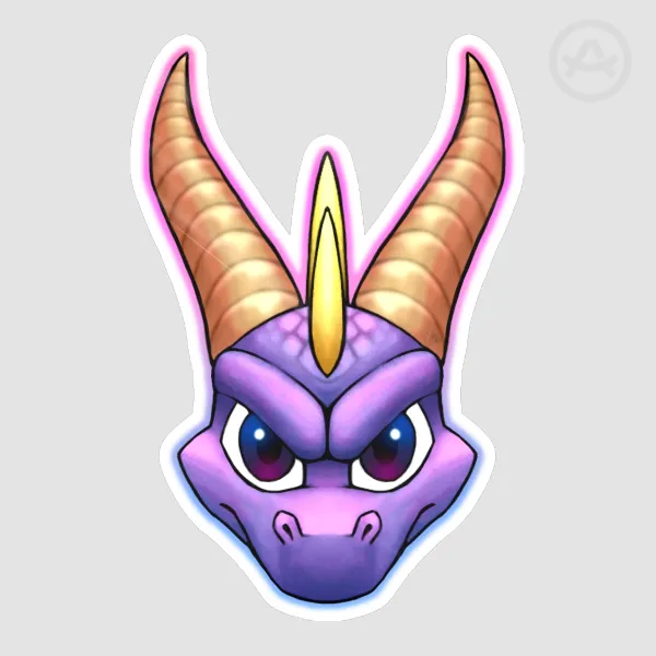 Spyro Die Cut Stickers