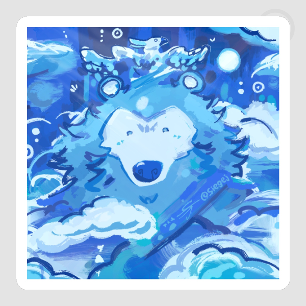 Cloud Buddies Die Cut Stickers