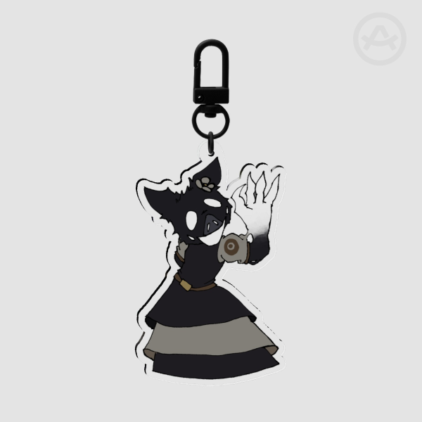 Piggy Sentinel Acrylic Keychain